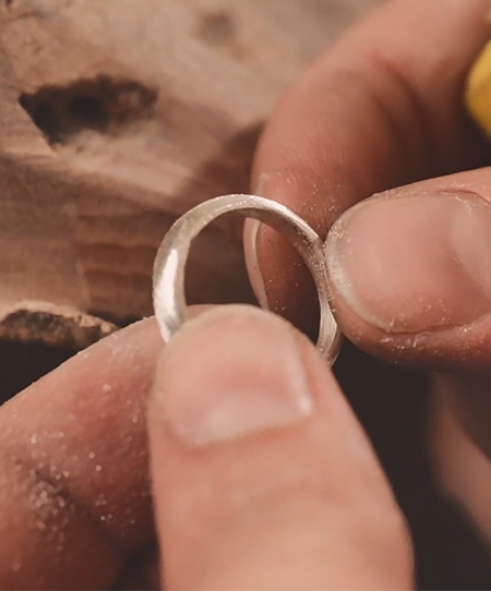 مراحل ساخت حلقه دامله در طلاسازی